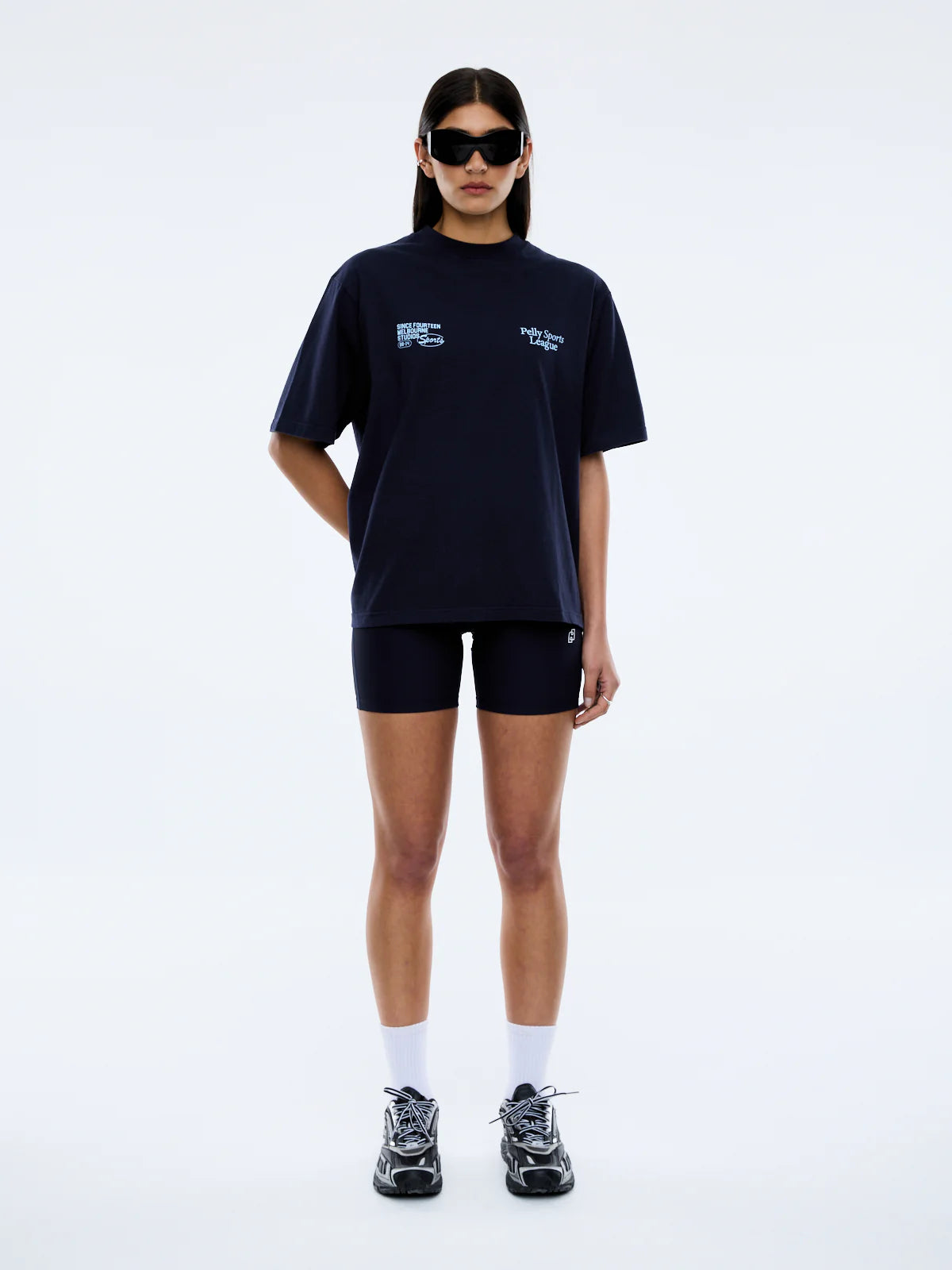 Pelly Sports League Tee | Navy