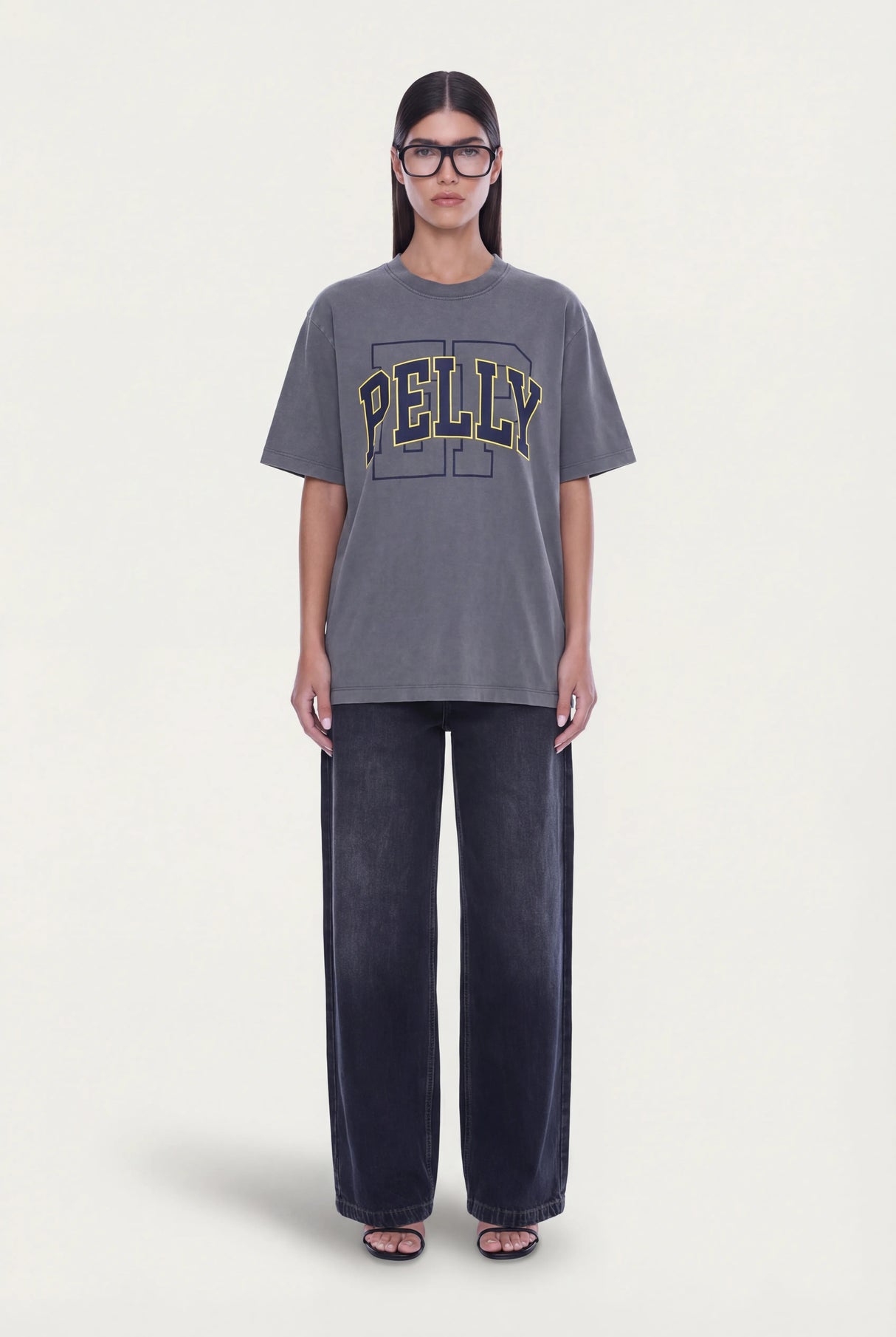 Sophia Relaxed Tee | Washed Grey