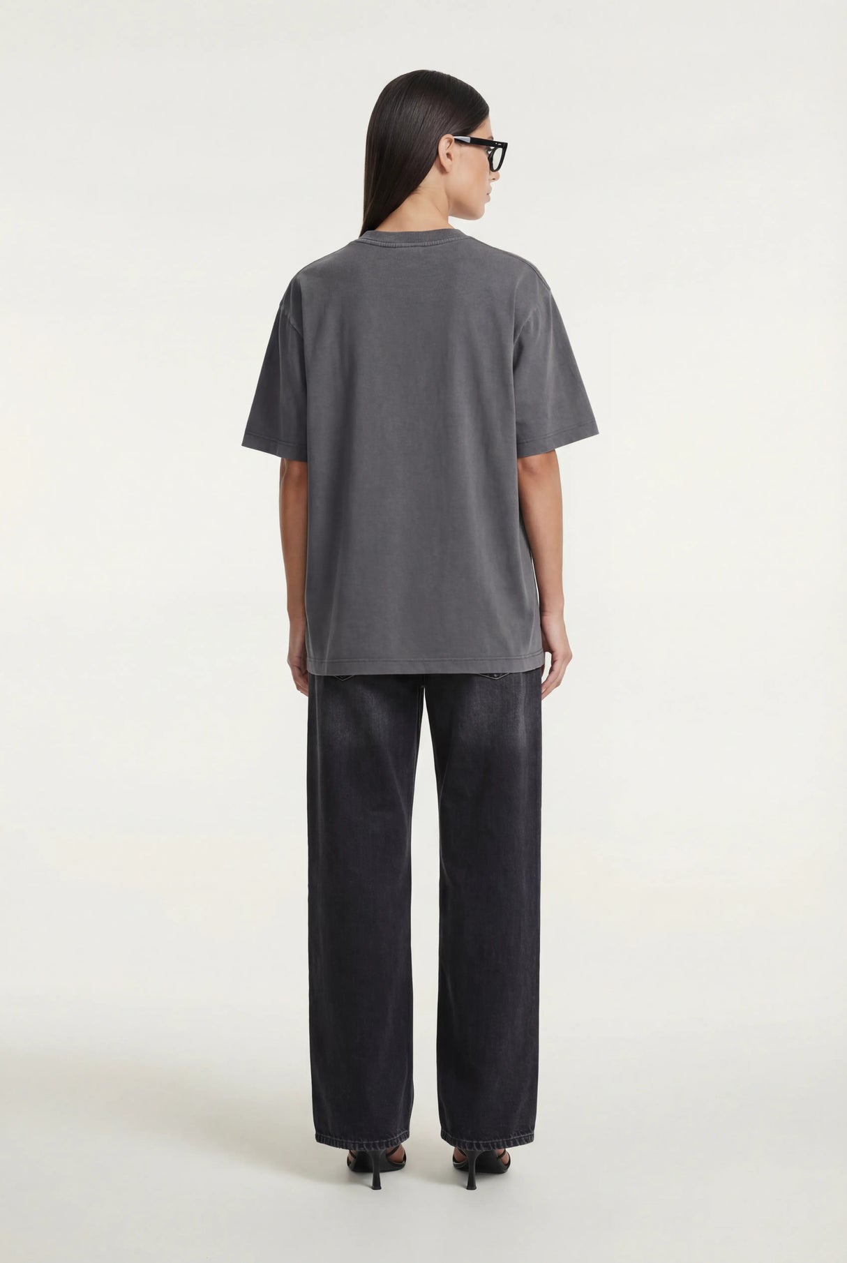 Sophia Relaxed Tee | Washed Grey