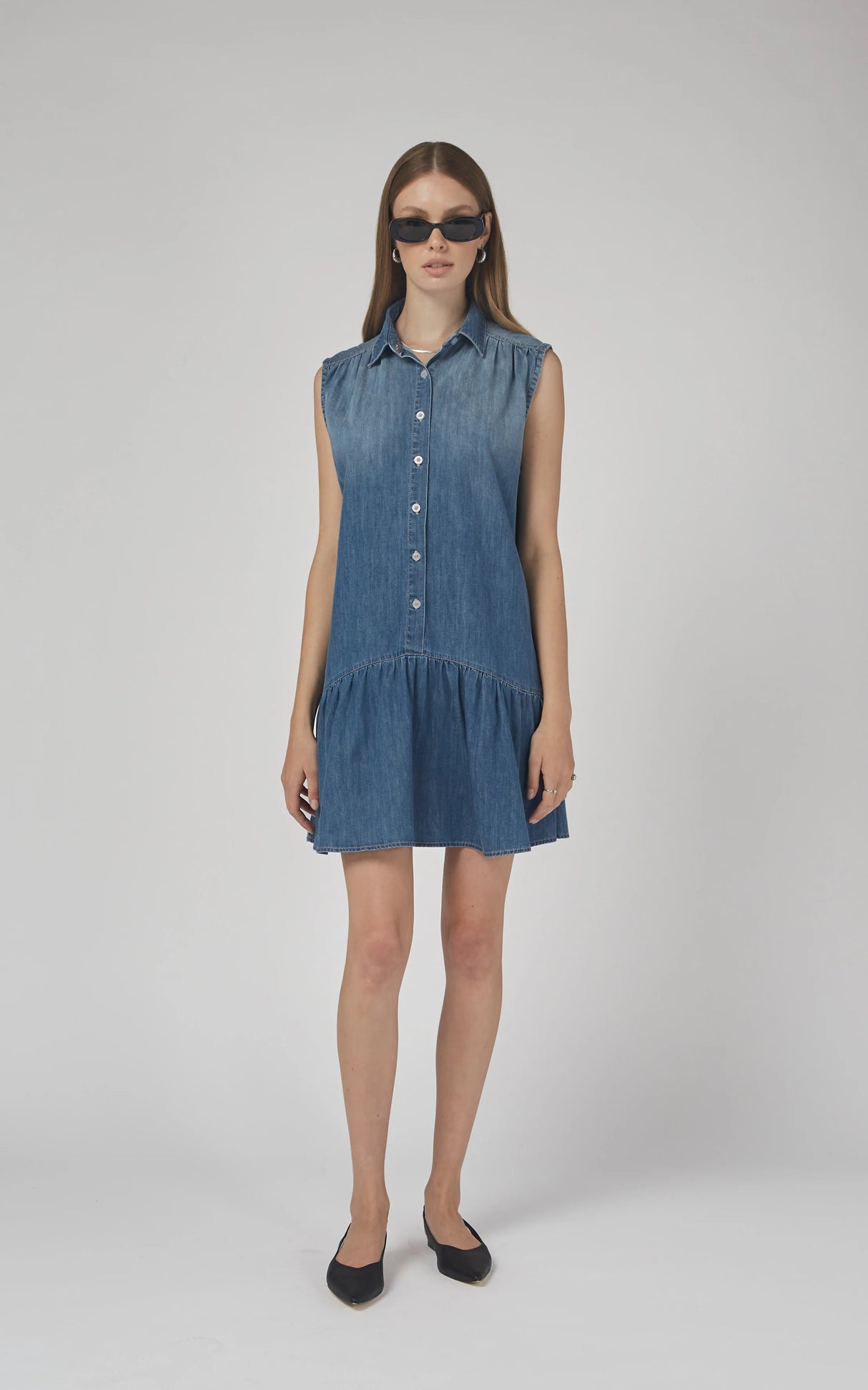 Esme Denim Dress | Blue
