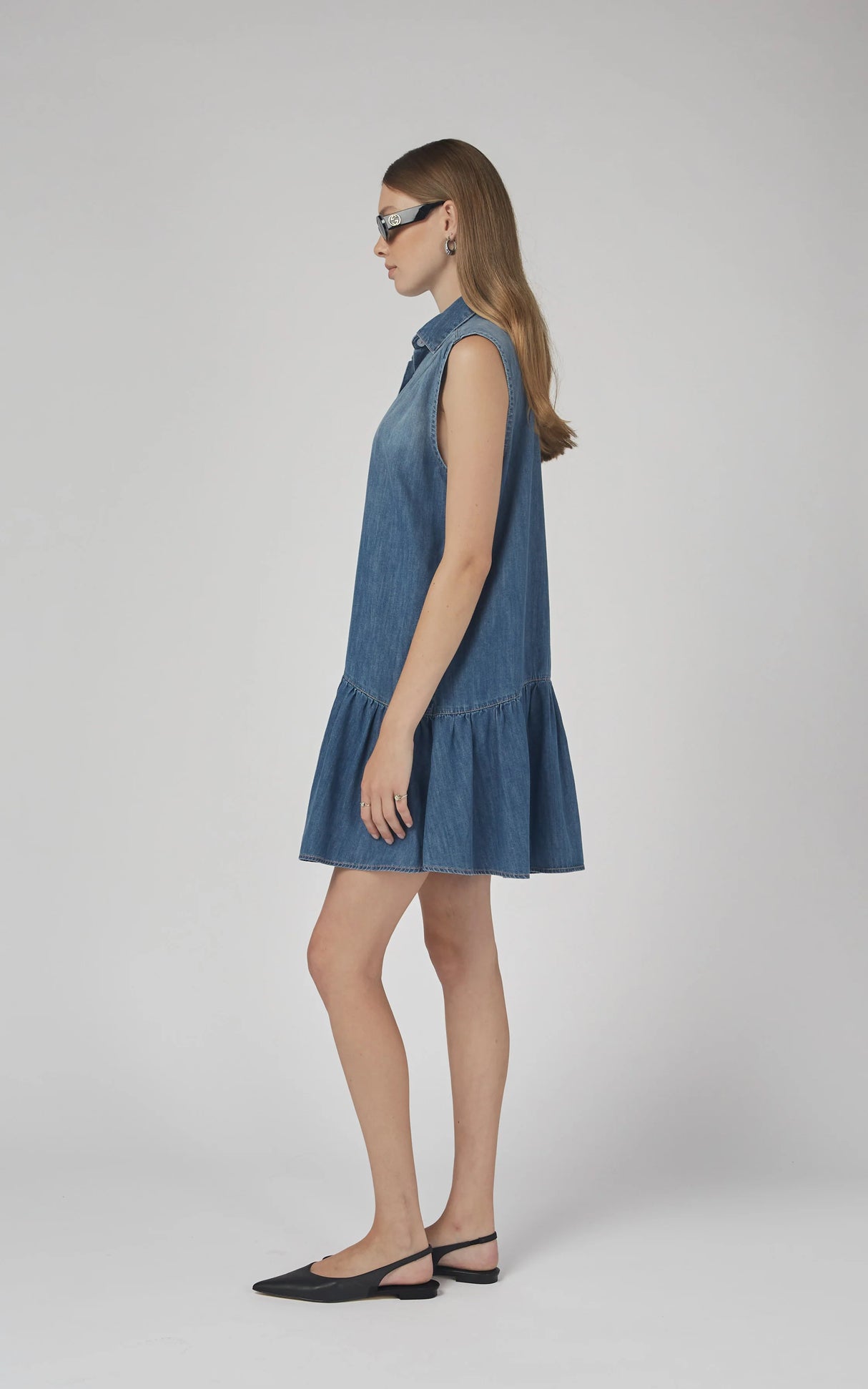Esme Denim Dress | Blue