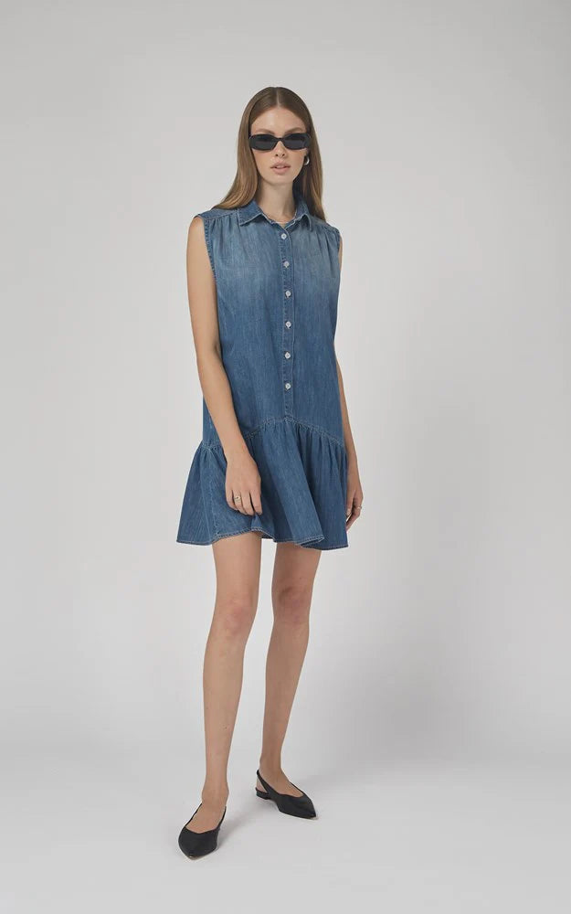 Esme Denim Dress | Blue