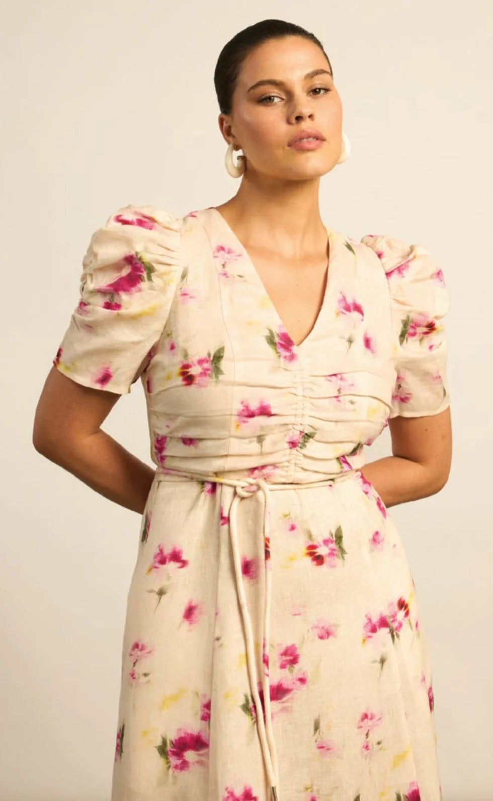 Glimmer Dress | Watercolour Bloom