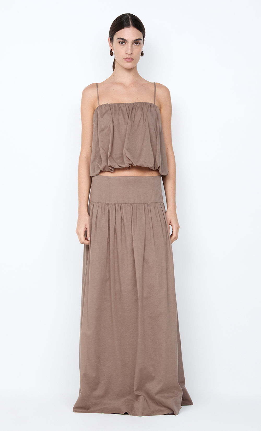 Marlowe Bubble Cami | Taupe