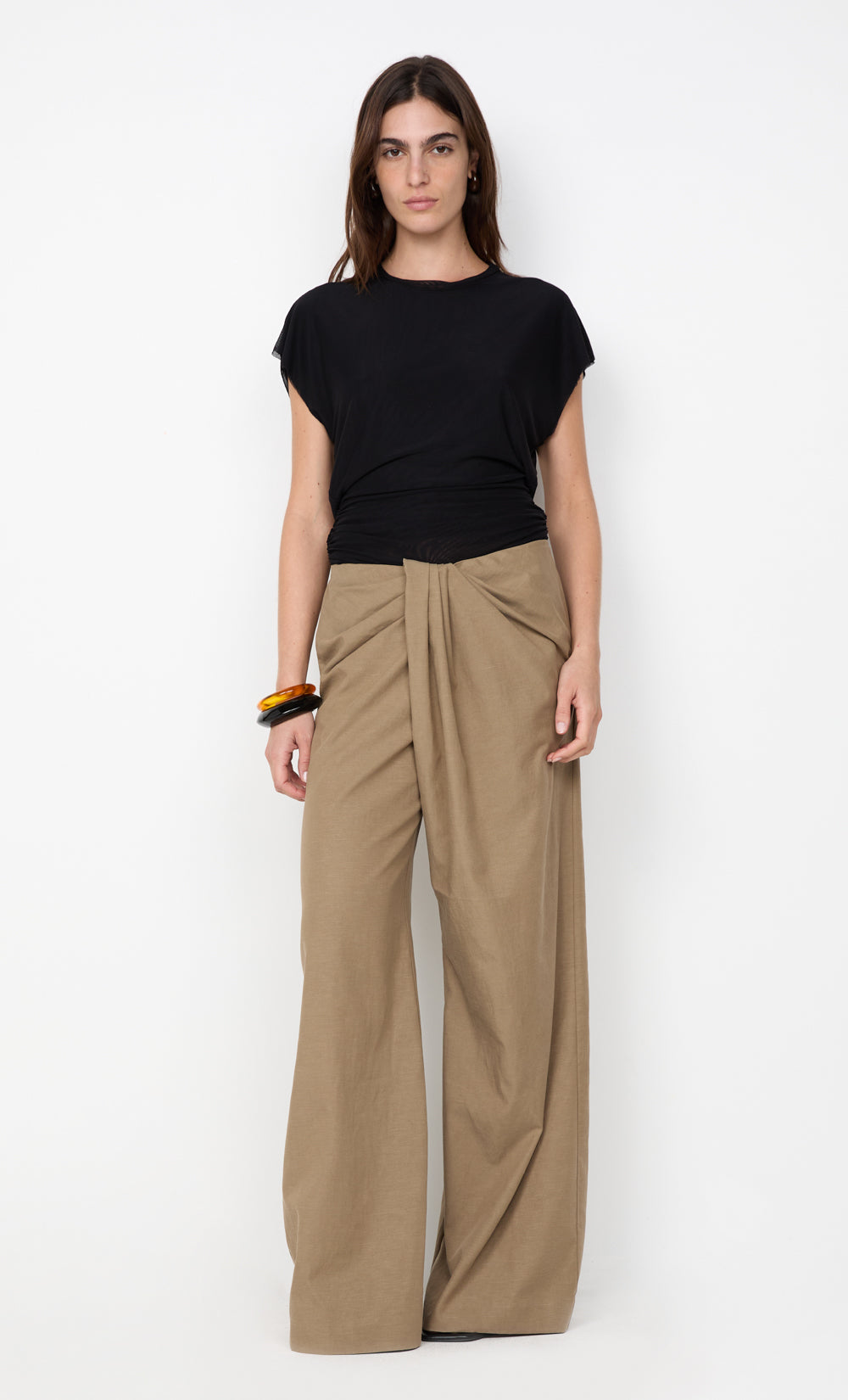 Bowden Drape Pant | Olive