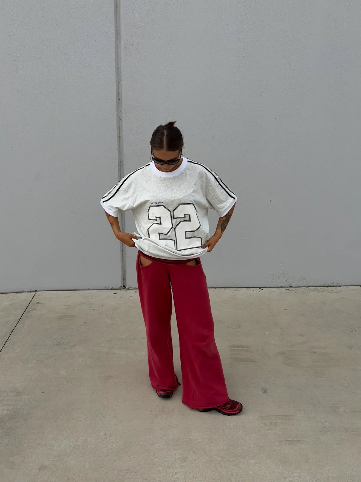 Twenty Two Tee | Grey