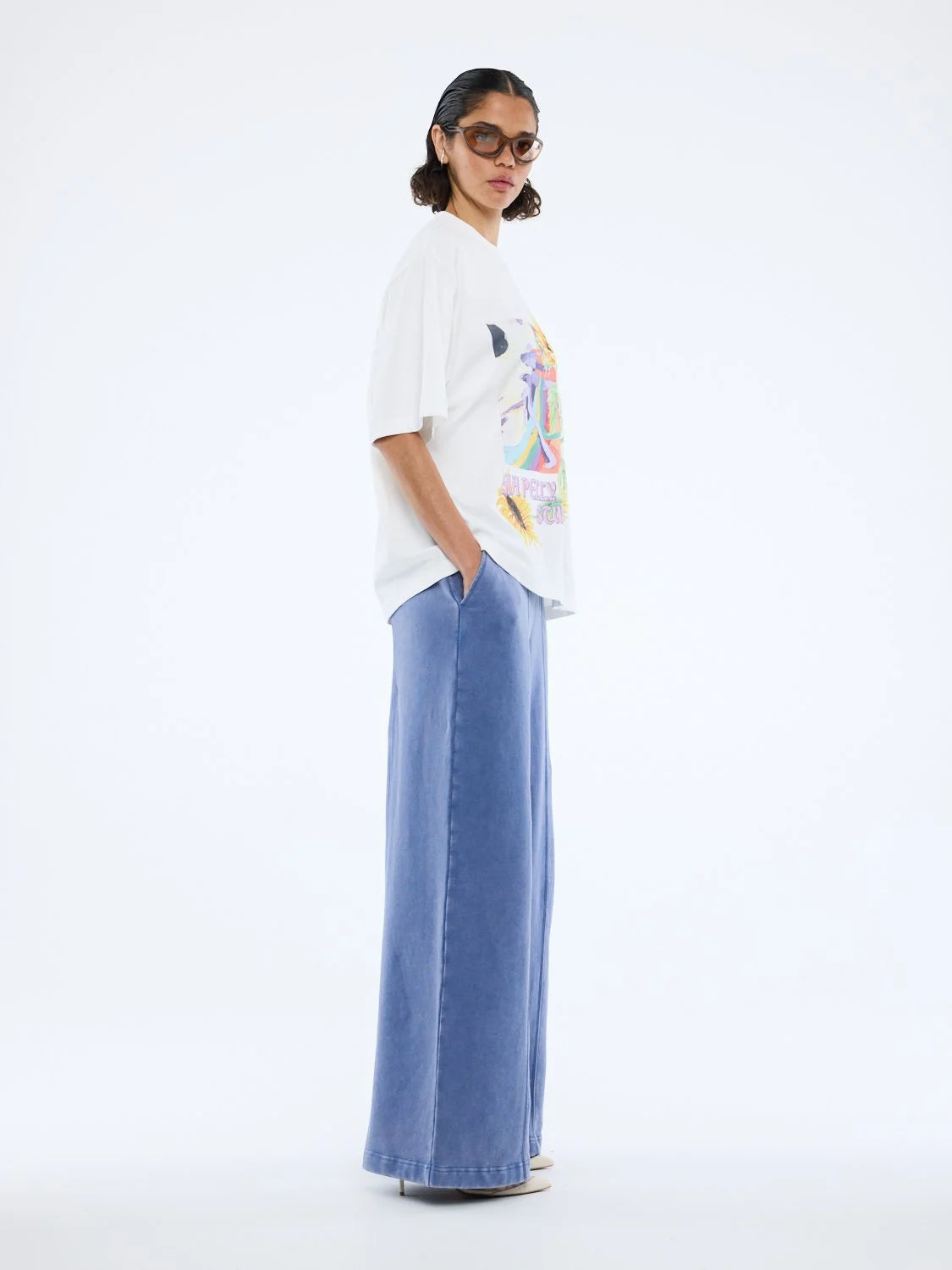 Sunflower Warp Tee | Vintage White