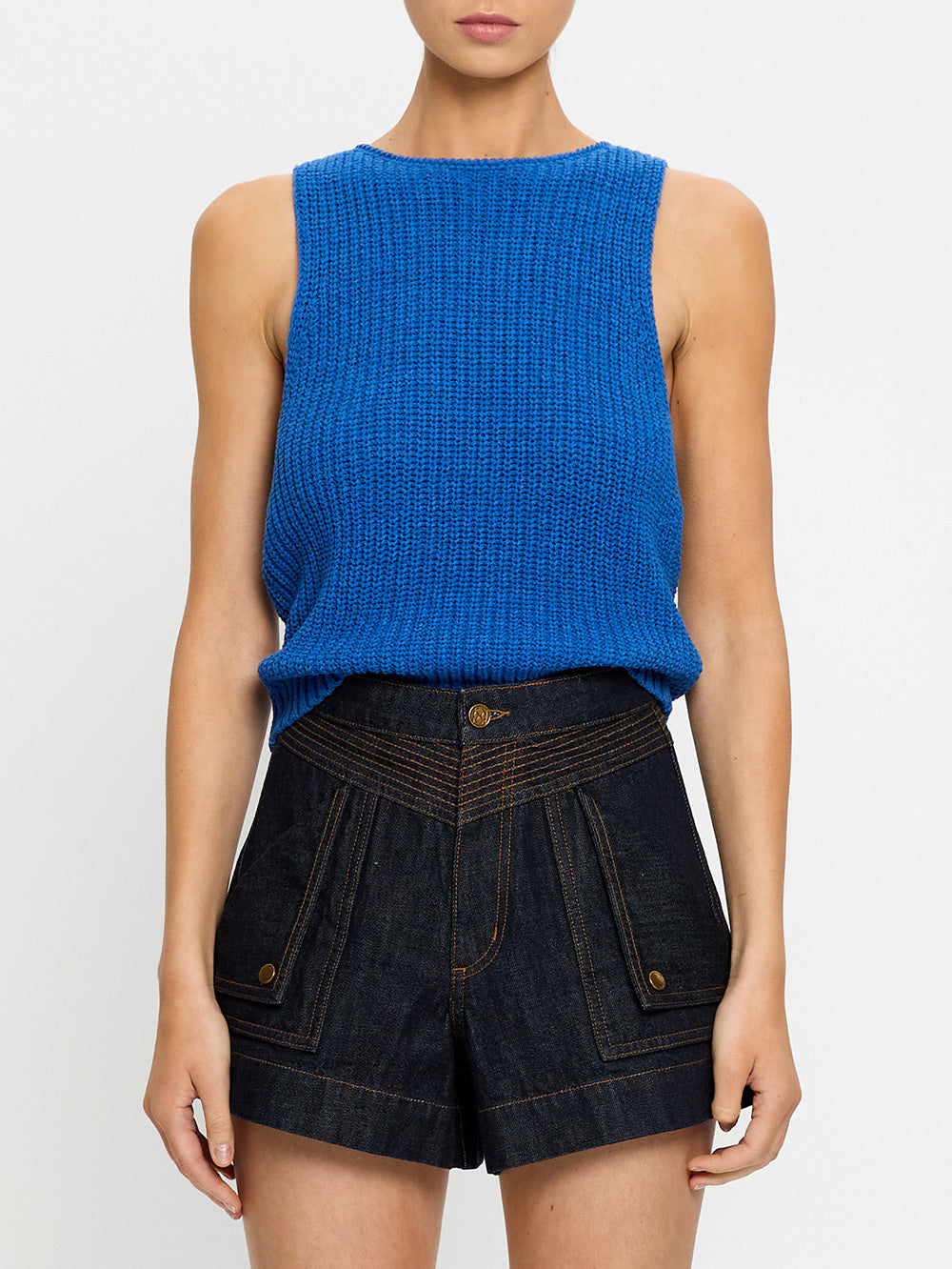 Ivy Knit Cami | Cobalt Blue