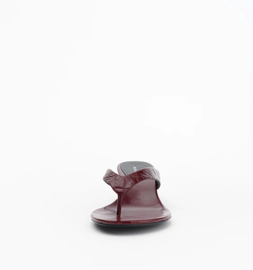 Jilly | Burgundy Oily Crinkle