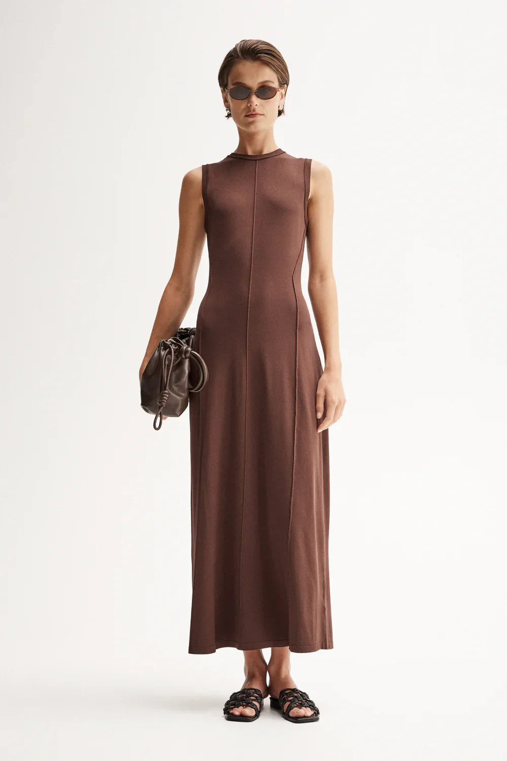 Helene Maxi Dress | Chocolate