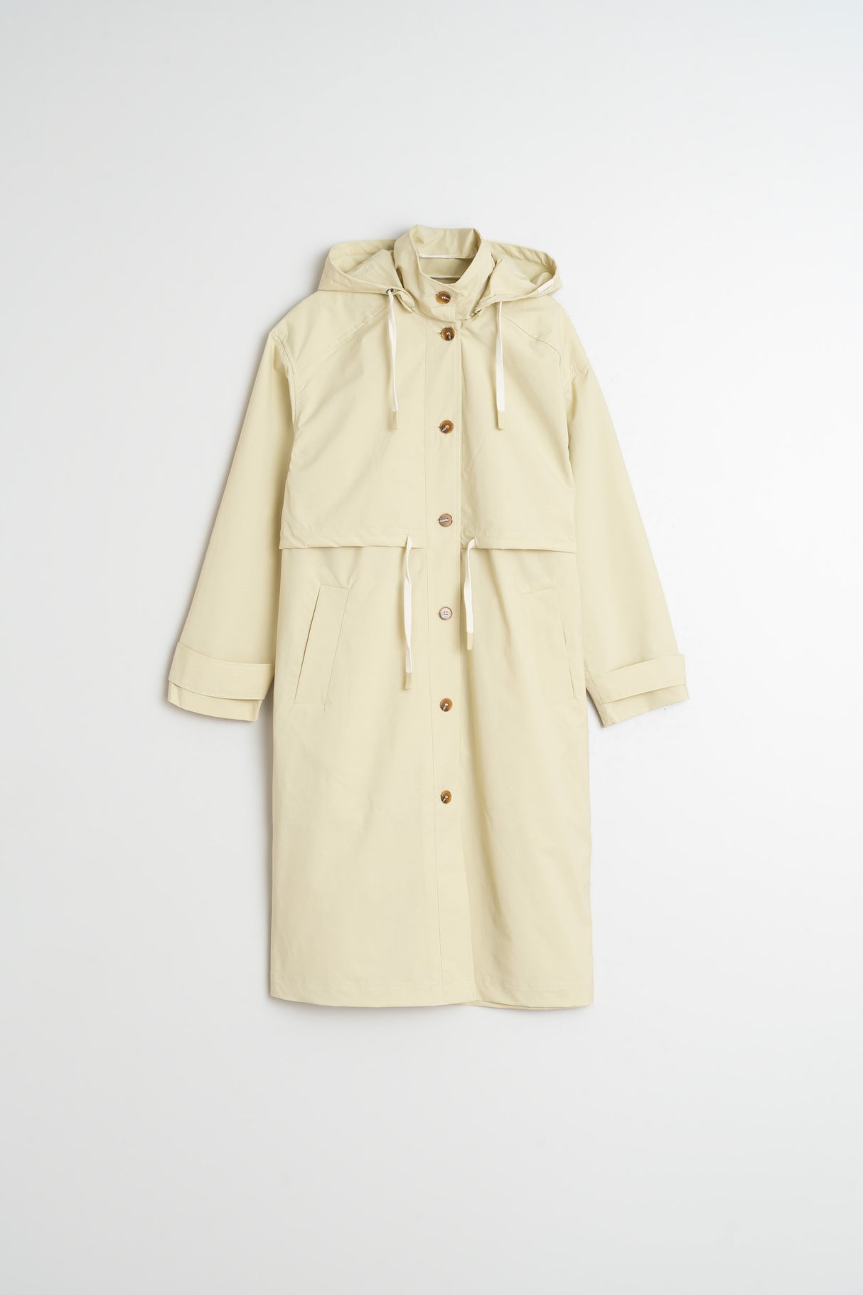 Adjustable Waist Trenchcoat | Sage