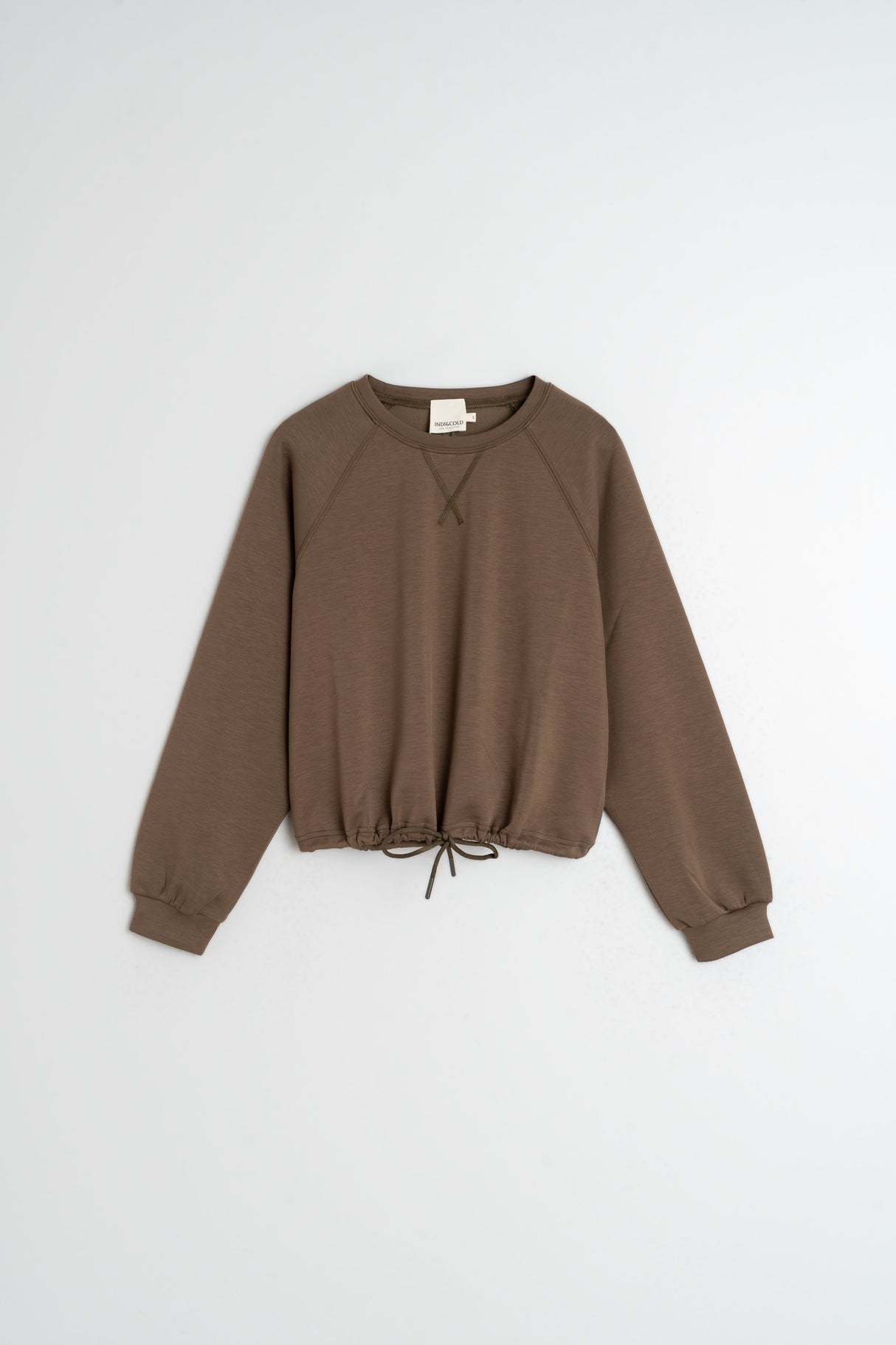 Adjustable Waist Sweatshirt | Vison