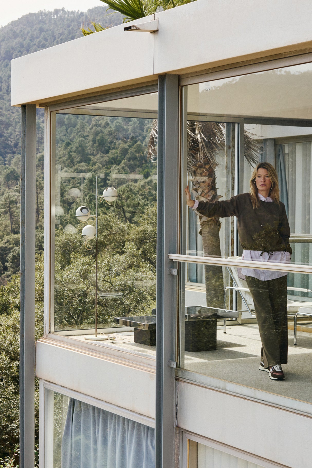 Adjustable Waist Sweatshirt | Vison