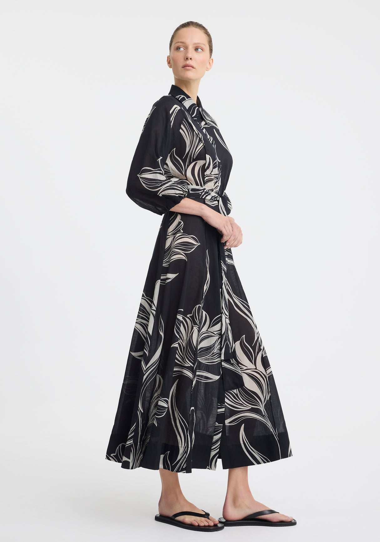 Candice Shirt Dress | Print