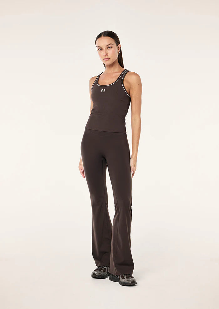 Nexus Rib Tank | Coffee Brown