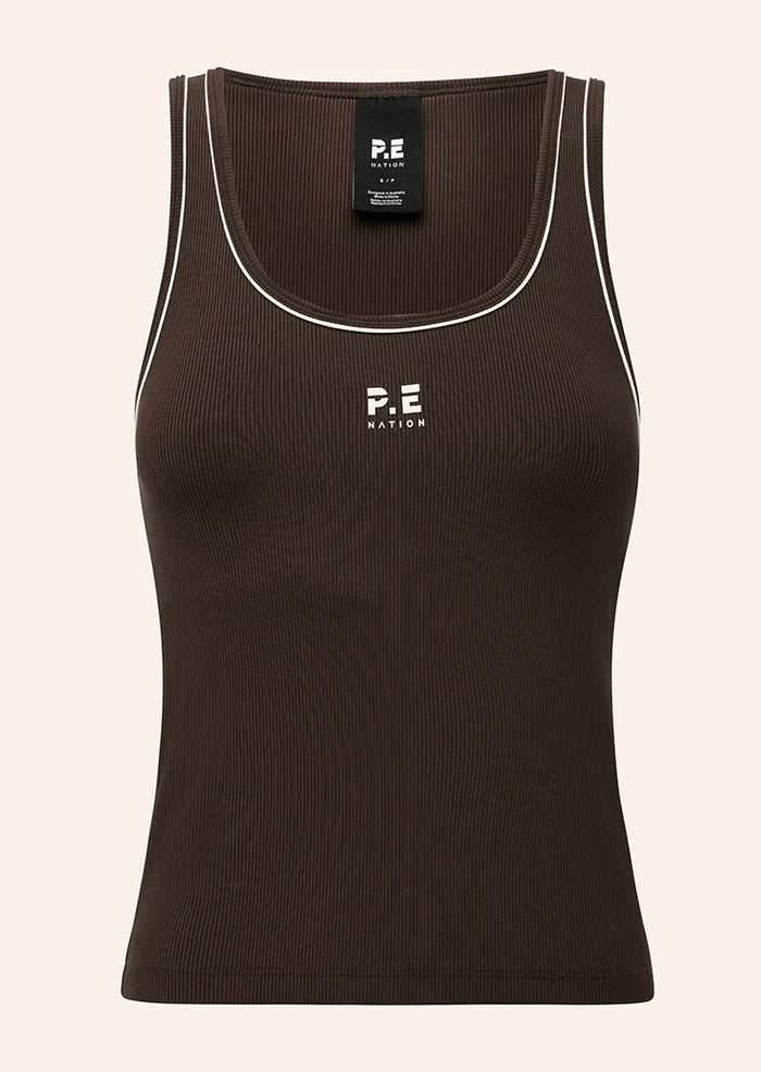 Nexus Rib Tank | Coffee Brown