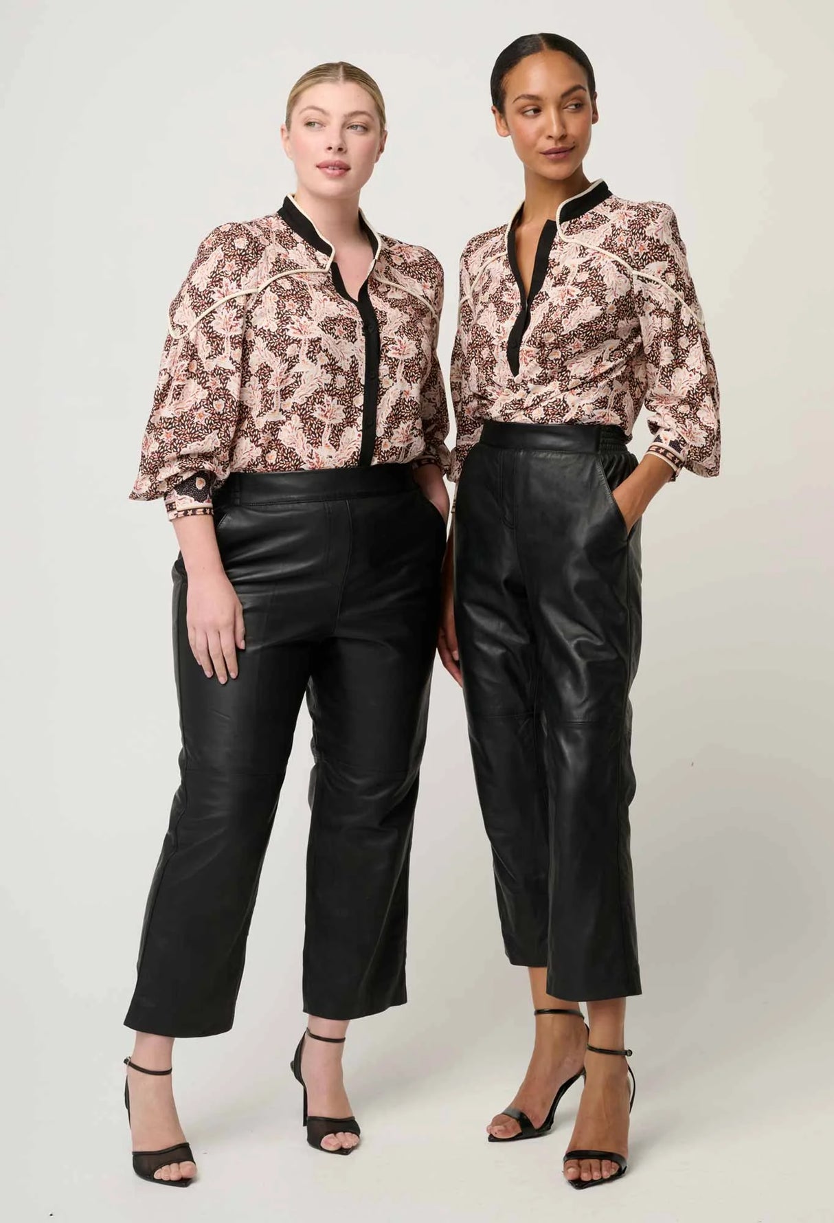 Harley Linen Viscose Rope Trim Detail Shirt | Russet Palm