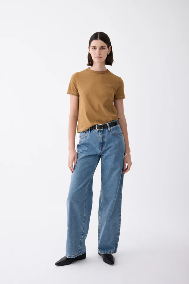 Avril Mid Slouchy Wide Jean | Heirloom