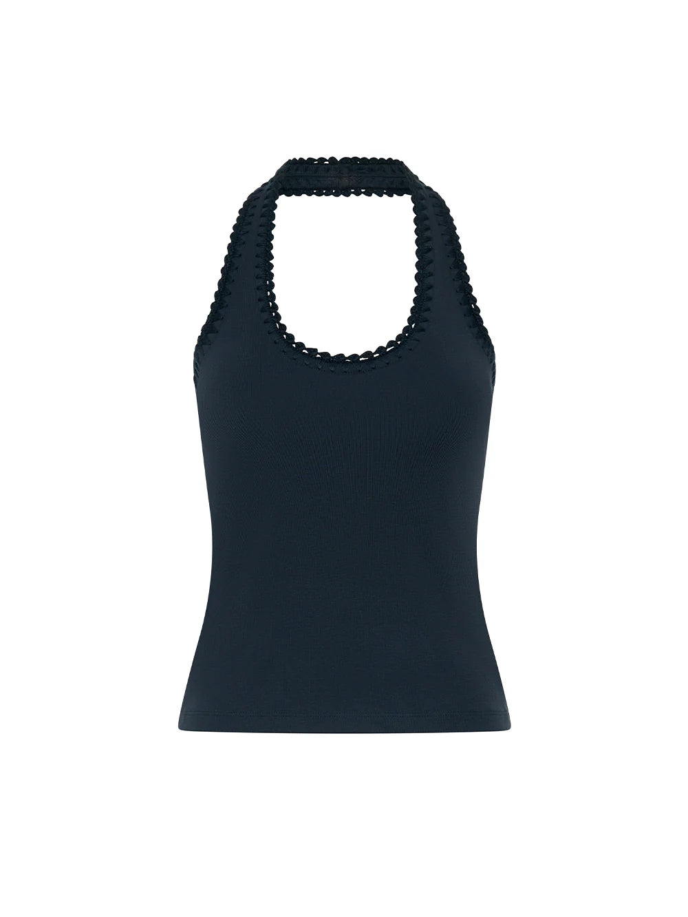 Rhea Halter Top | Navy