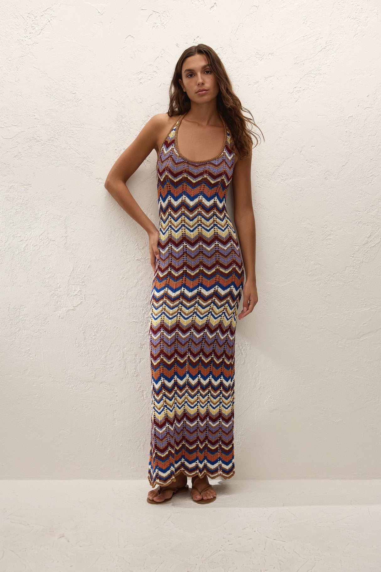 Elisa Maxi Dress | Cadaques Stripe