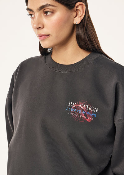 Snap Oversized Sweat | Iron