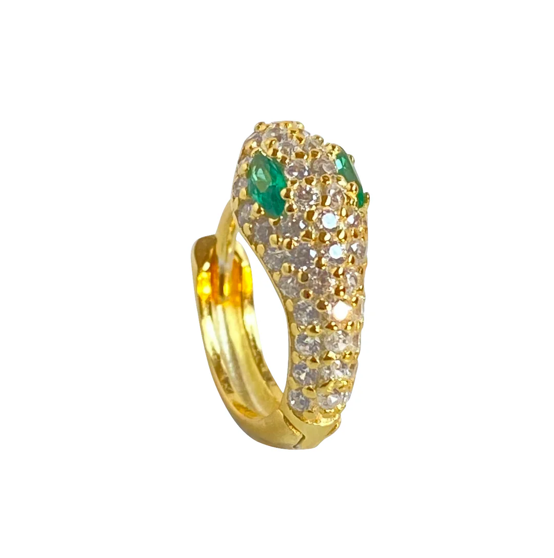 Serpent Huggie Earring