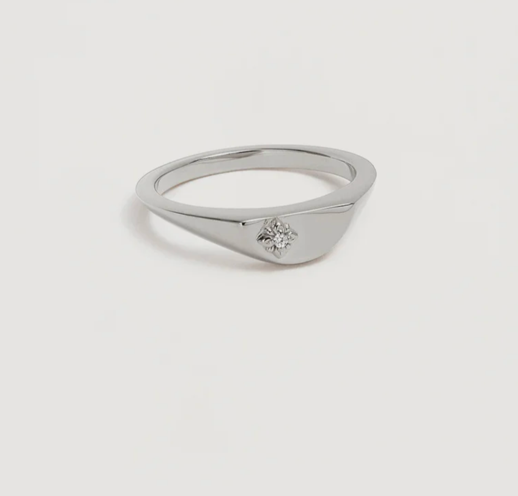 Sterling Silver Lotus Ring