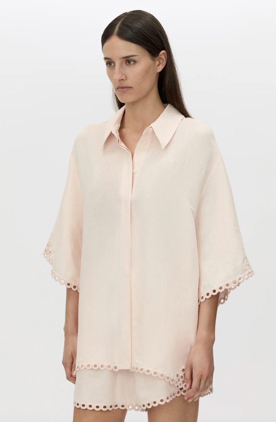 Lolani Shirt | Soft Pink