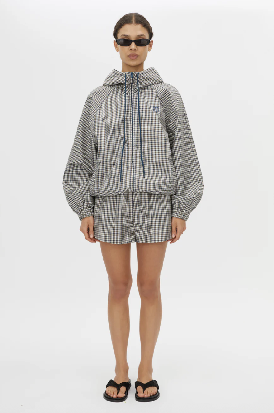 Pierce Check Anorak Jacket | Birch Check