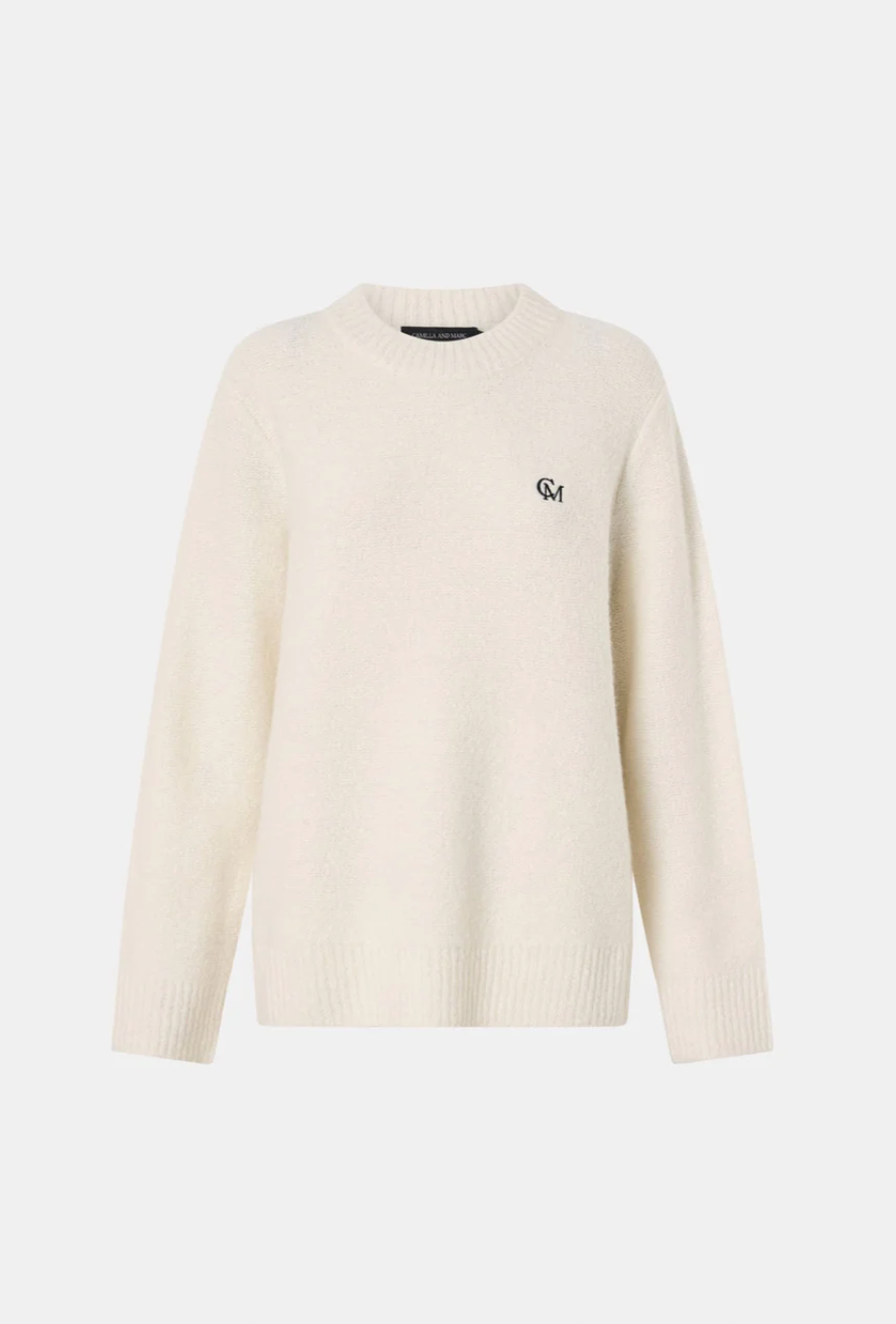 Atlas Knit Sweater | Cream/Chocolate
