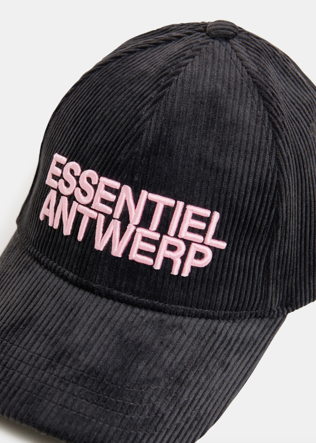 Kainor Corduroy Logo Cap | Navy/Pink