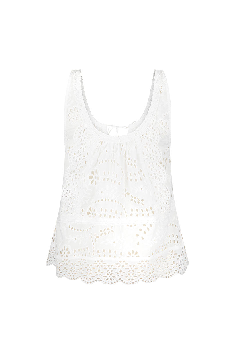 Yaya Lace Cami | Antique White