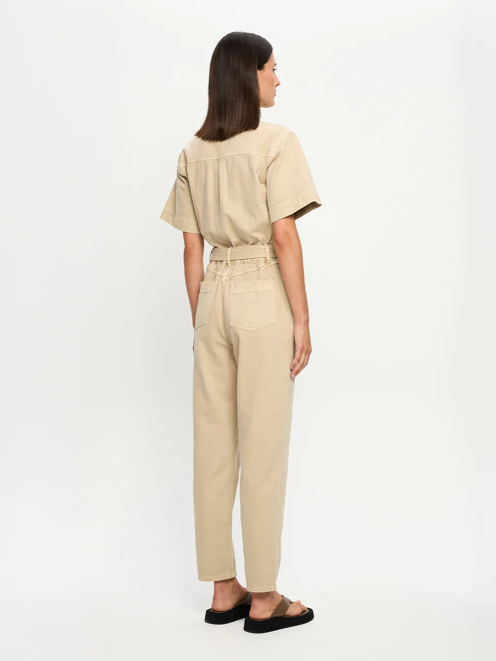 Tahlia Boilersuit | Sand