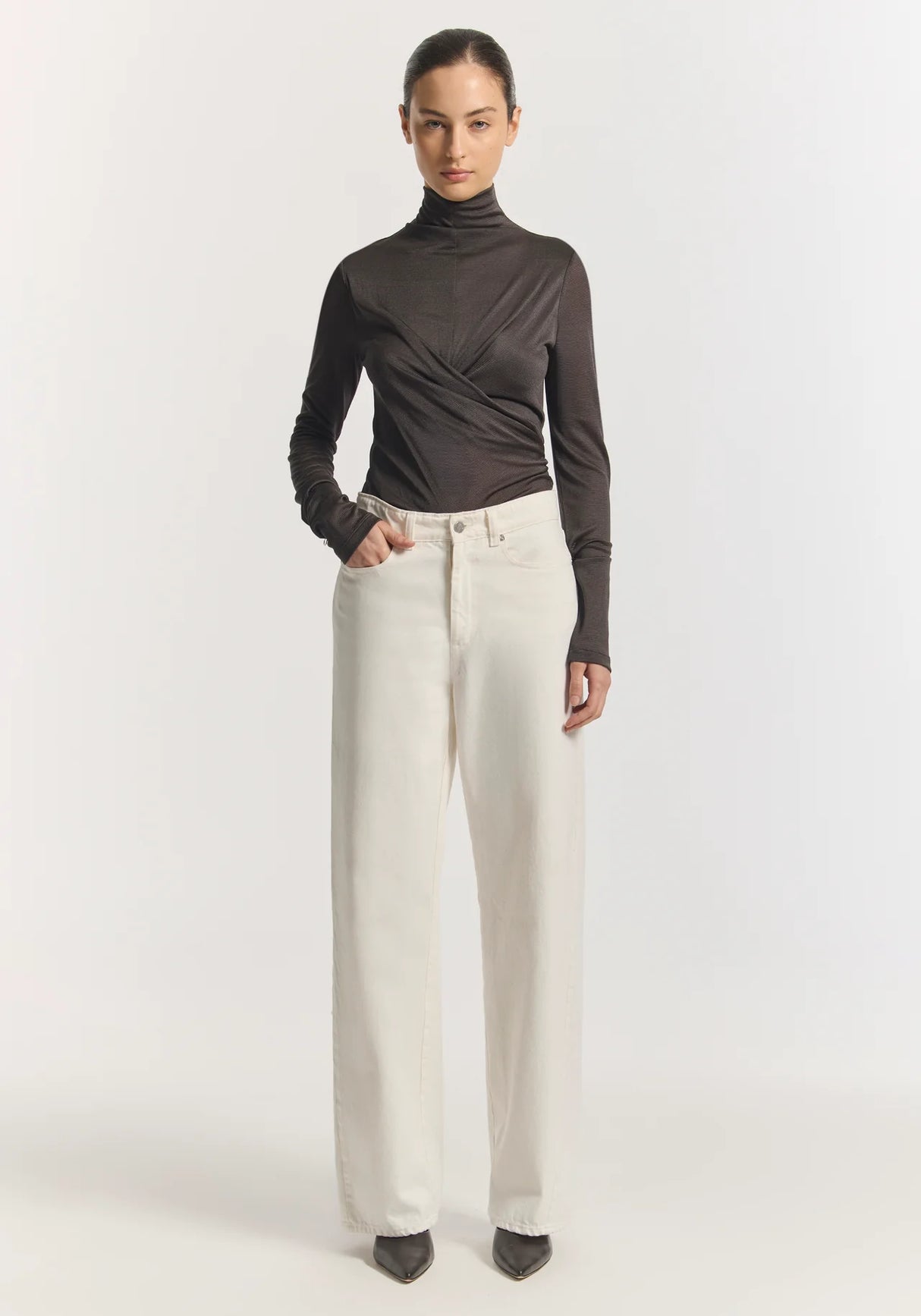Iridescent Top | Chocolate