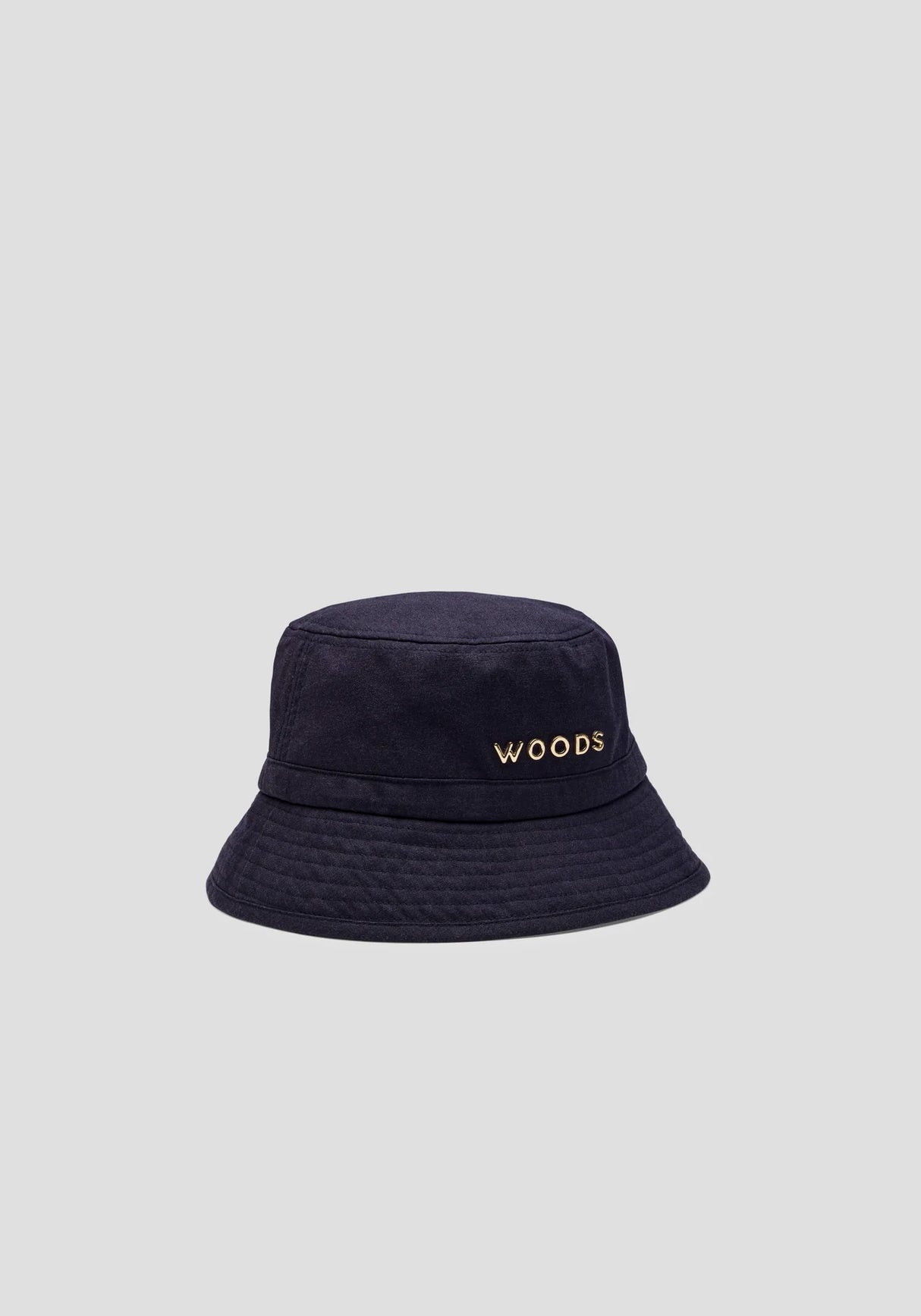 Woods Metal Bucket Hat | Black