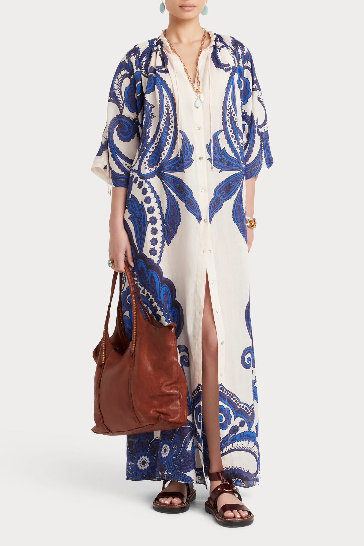 Husk Solani Kaftan | Print