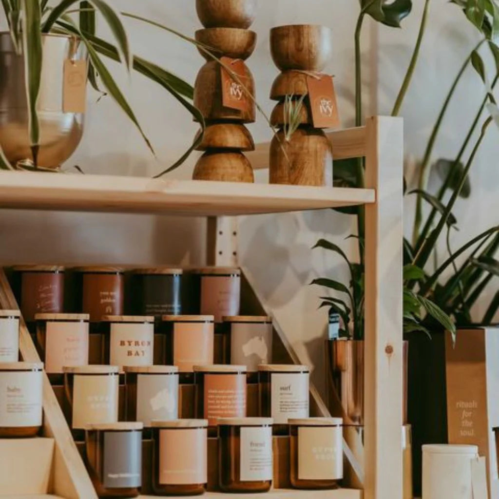 Happy Days Candle - Love you to Bits | Byron Bay