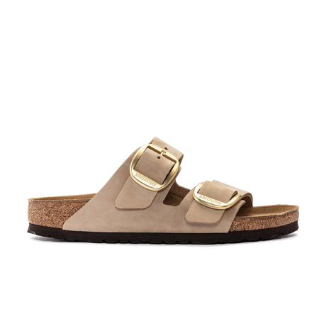 Birkenstock Arizona Big Buckle Sandcastle Nubuck Leather Regular