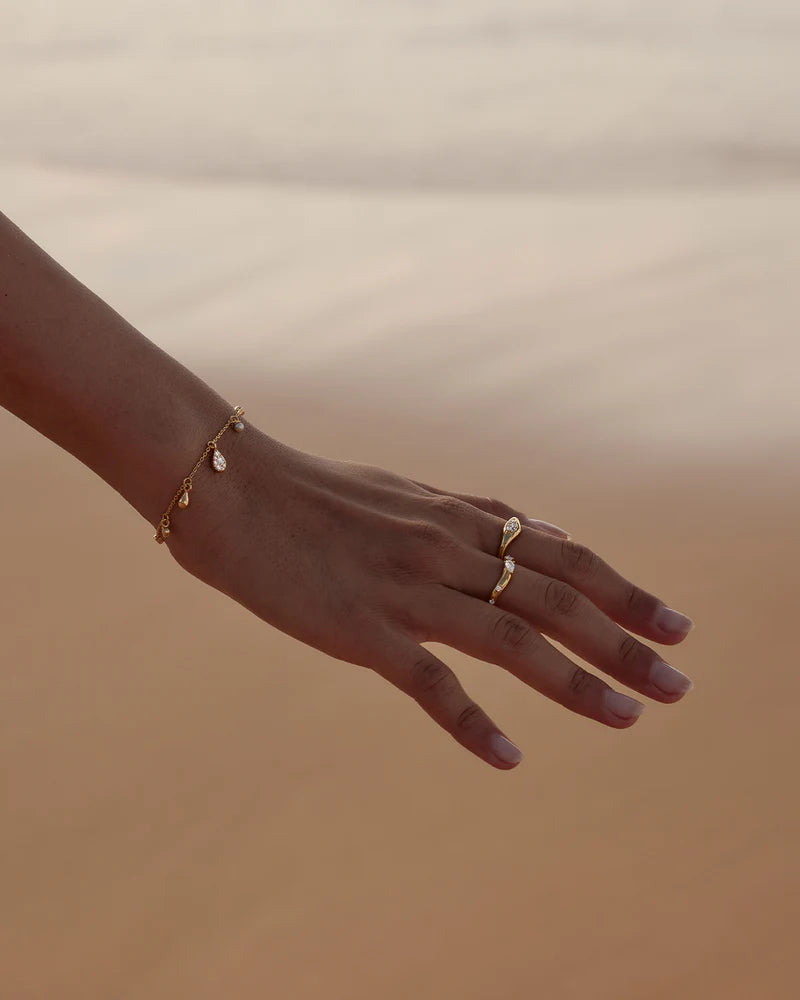 18k Gold Vermeil Ocean Mist Bracelet