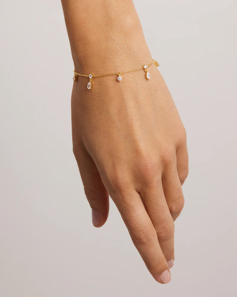 18k Gold Vermeil No Rain, No Flowers Bracelet