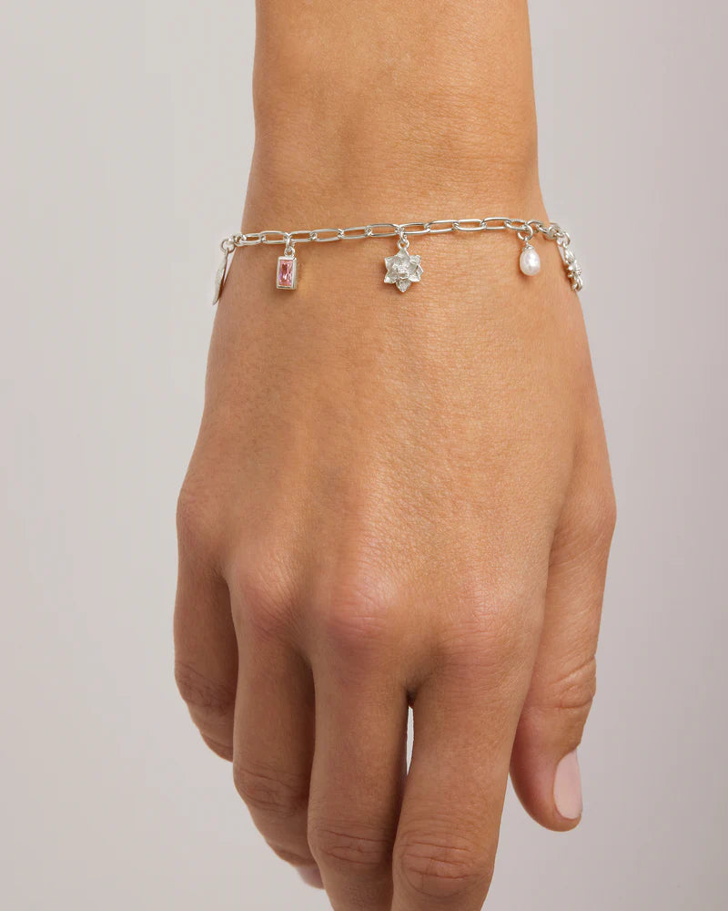 Sterling Silver Bloom With Grace Bracelet