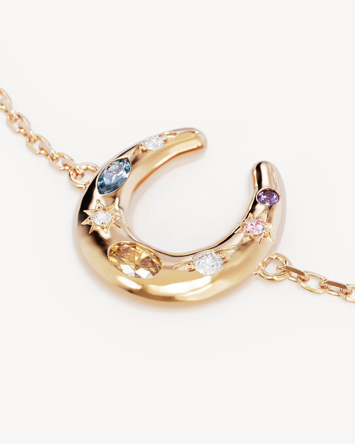 18k Gold Vermeil Lucky Horse Shoe Bracelet