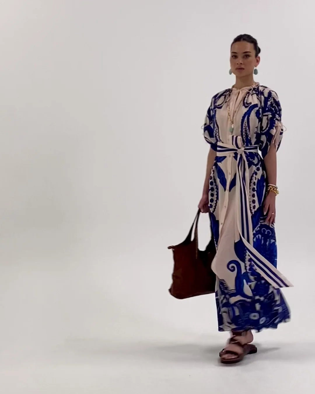 Husk Solani Kaftan | Print