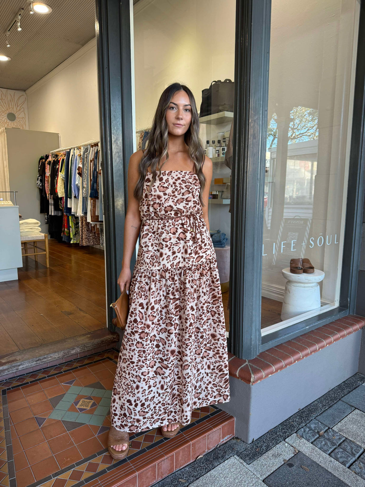 Paris Strappy Maxi Dress