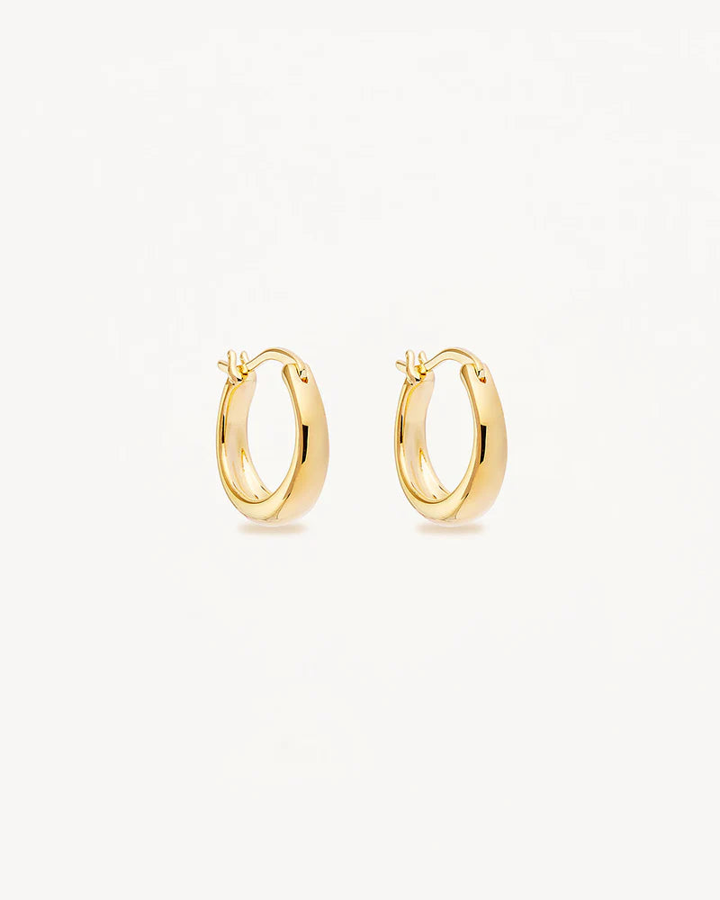 18k Gold Vermeil Infinite Horizon Small Hoops