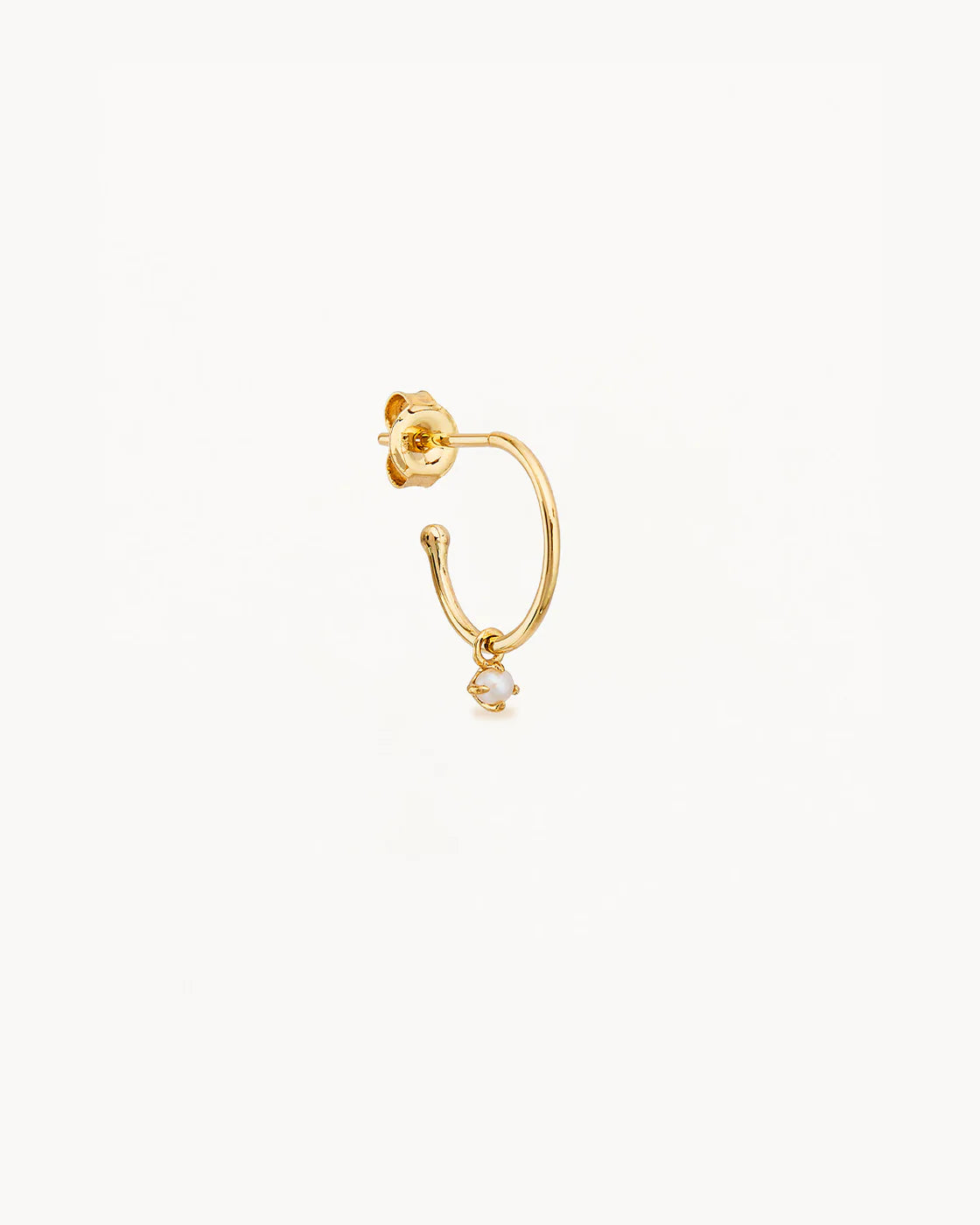 14k Gold Tranquillity Hoop Earring