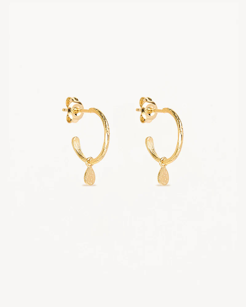 18k Gold Vermeil Grace Hoops