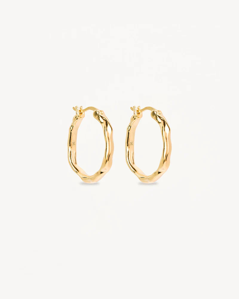 18k Gold Vermeil Lover Hoops