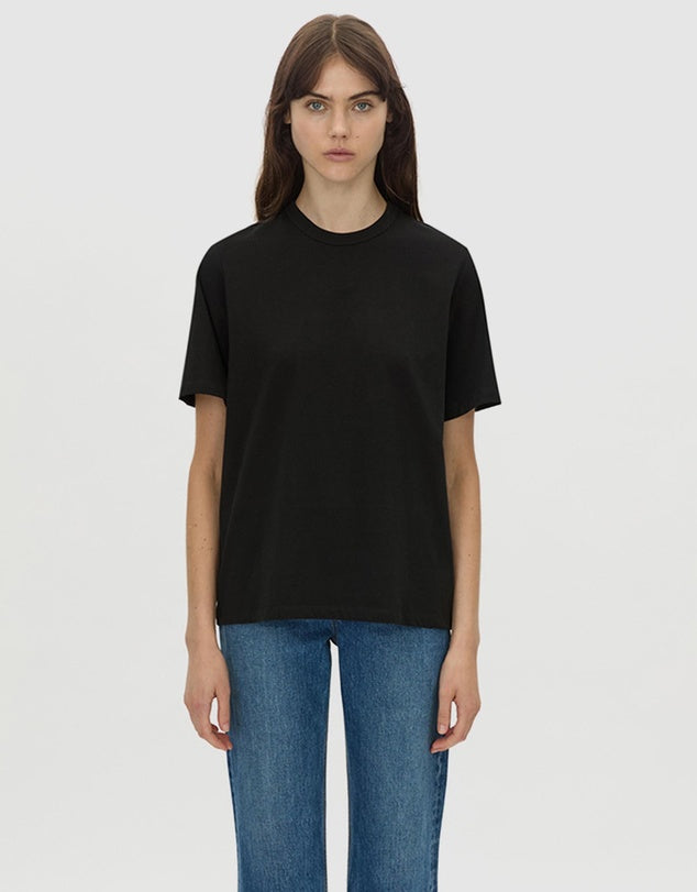 Westley Relaxed Printed Tee | Black