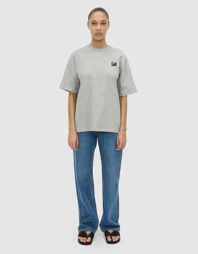 Sonora Flocking Tee | Grey Marle